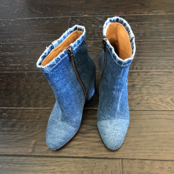 Dries Van Noten F/W 2017 Denim Boots - sz 37 - Picture 1 of 8